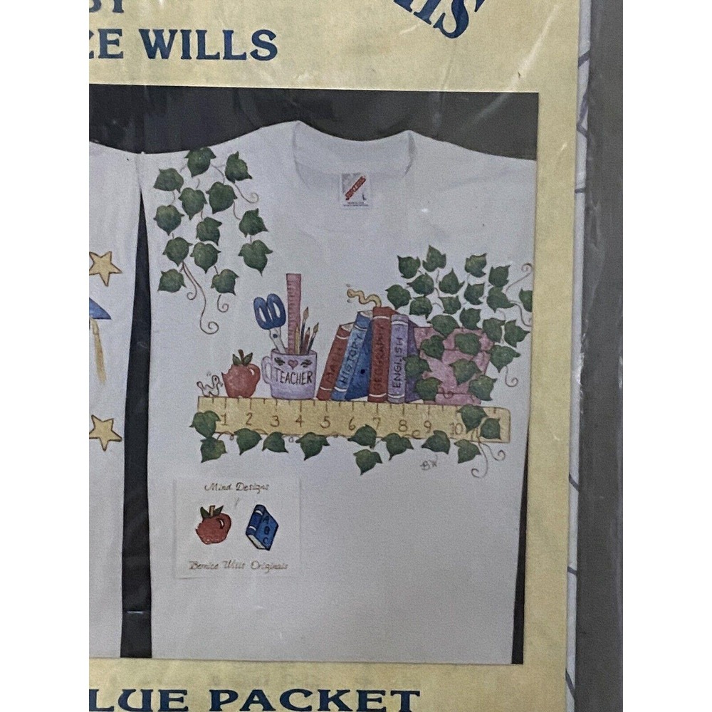 VTG Mind Designs Iron-On Patterns 2‎ Graduation + Teacher Bernice Wills 1993 NEW - Picture 4 of 7